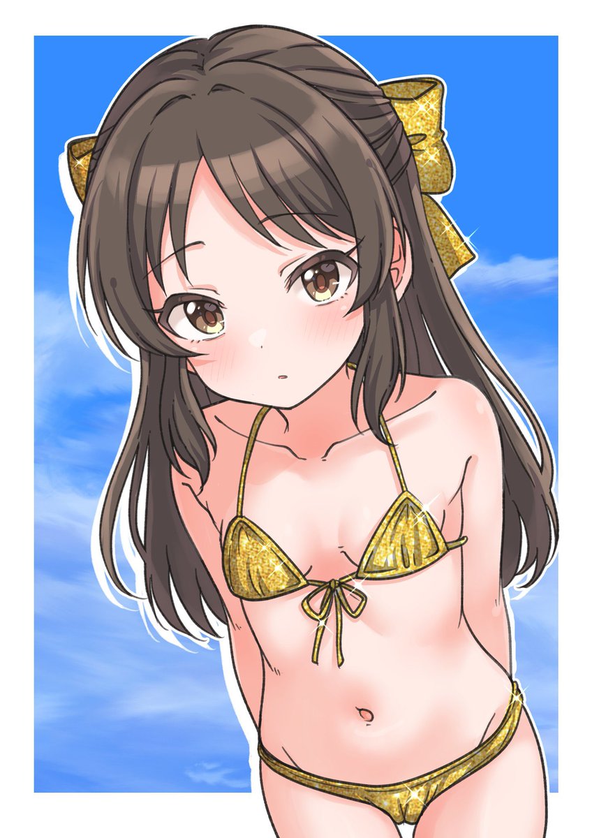 暑いので金ビキニありす! 