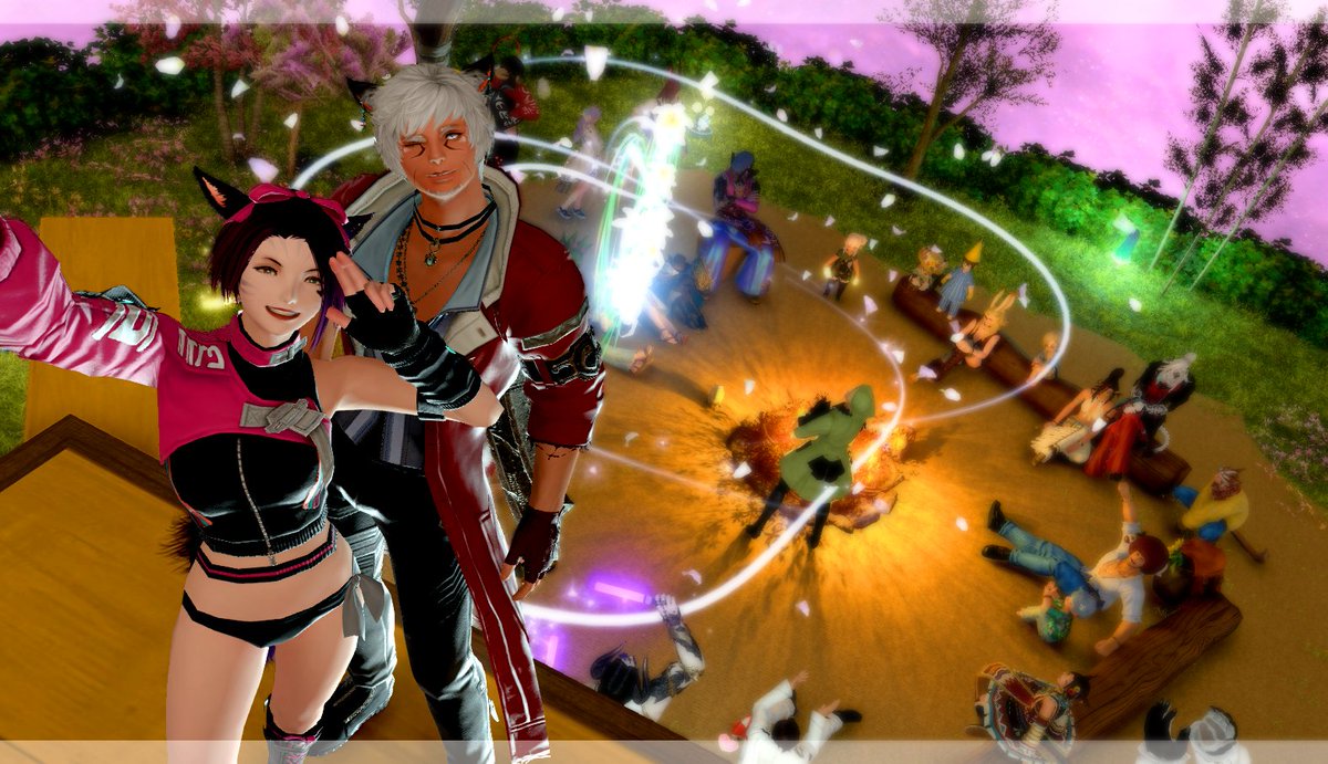 KetBlack (@nyanketxiv) on Twitter photo Belated (because I forgor to post), but thanks for the cosy campfire karaoke, <a href="/JuicyXIV/">JuicyXIV 🔜 PRISMATICA 🪩</a> <3 Had a blast!
ft: <a href="/TheStreakDRG/">L'oscurita Khal</a> ✨
#FFXIV #FF14 #MateriaDC Belated (because I forgor to post), but thanks for the cosy campfire karaoke, <a href="/JuicyXIV/">JuicyXIV 🔜 PRISMATICA 🪩</a> <3 Had a blast!
ft: <a href="/TheStreakDRG/">L'oscurita Khal</a> ✨
#FFXIV #FF14 #MateriaDC