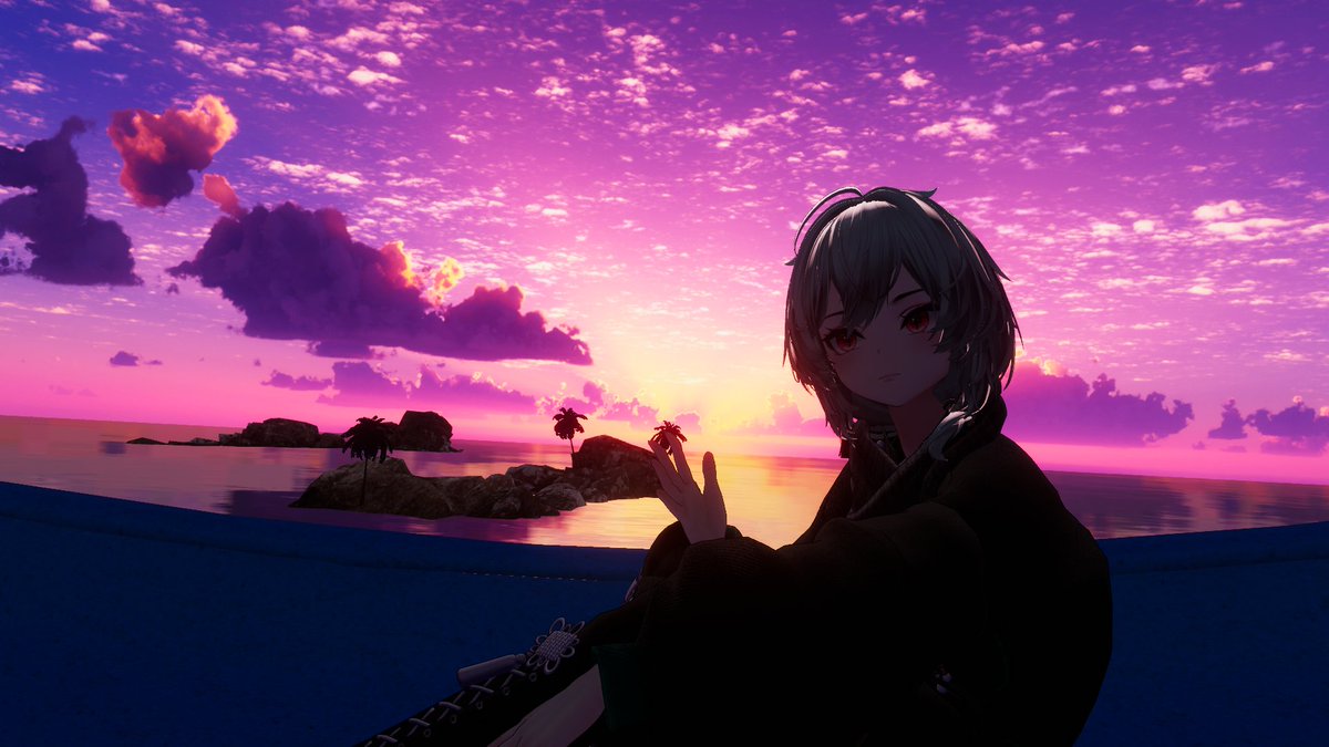 siguma_no_VRC's tweet image. おはよう！週初めの夜明けだよ