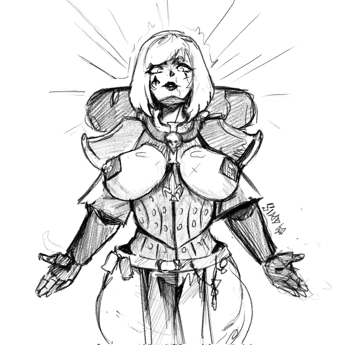 sindio 🔞 (@sindio_art) on Twitter photo <a href="/glitchy519/">18+ Glitchy519</a> Here is a sister of battle, showing the soft bosom of humanity. It's a character I've wanted to draw for a looong time, so glad I could do it at least rn. And sorry everybody for taking a while, doing a con this weekend so been busy! Posted this wrong earlier oops. <a href="/glitchy519/">18+ Glitchy519</a> Here is a sister of battle, showing the soft bosom of humanity. It's a character I've wanted to draw for a looong time, so glad I could do it at least rn. And sorry everybody for taking a while, doing a con this weekend so been busy! Posted this wrong earlier oops.