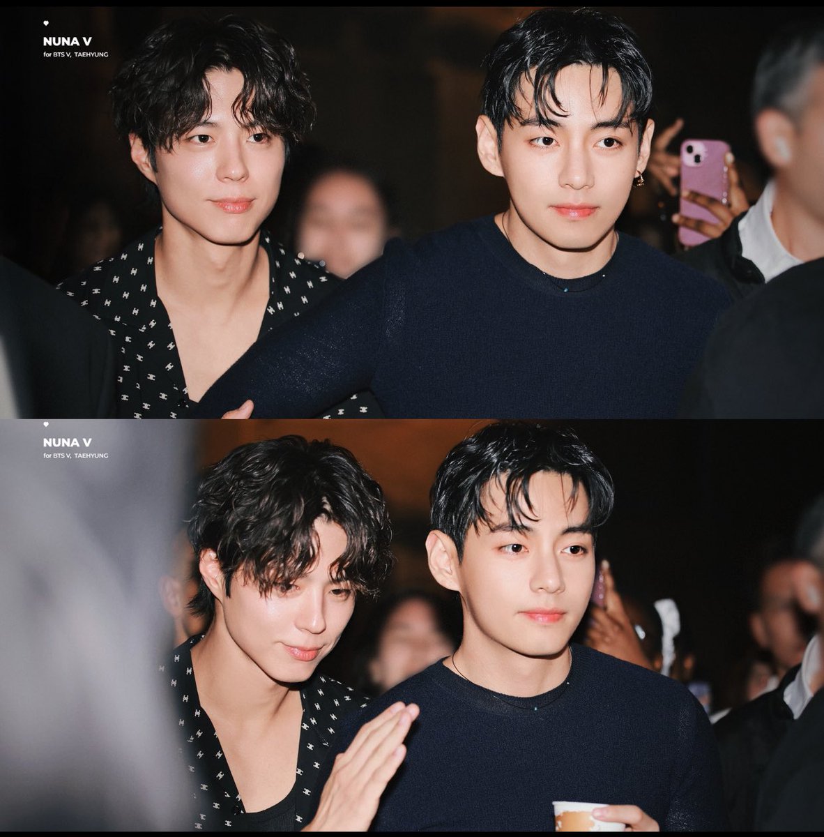 kimjeonayesha's tweet image. KIM TAEHYUNG ARRIVED AT THE CELINE PARIS SHOW RADIATING ELEGANCE. Stepping out of the car,V wait for Park Bogum,showing their close bond.The two entered the venue together.
KIM TAEHYUNG IS COMING
CELINE BOY V IS COMING
#TAEHYUNGxCELINE
#CelineBoyV
#CELINESPRING2026