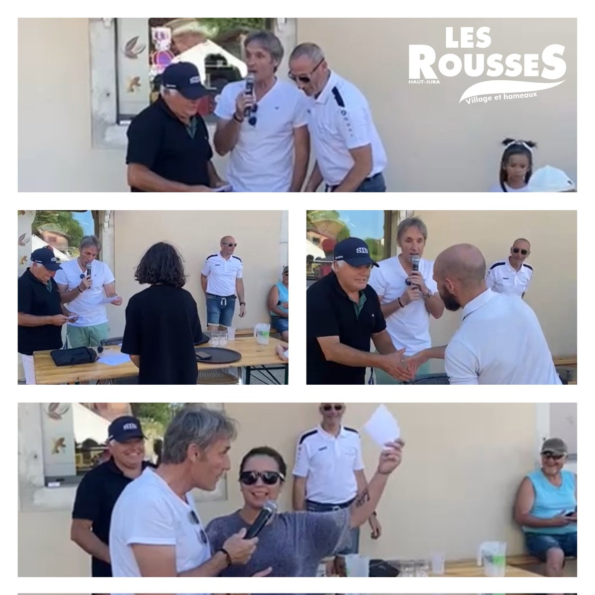 Retour en images 📸 sur la remise des prix du concours de garçons de café organisé par les commerçants à l'occasion de la fête des Rousses "la Guinguette"