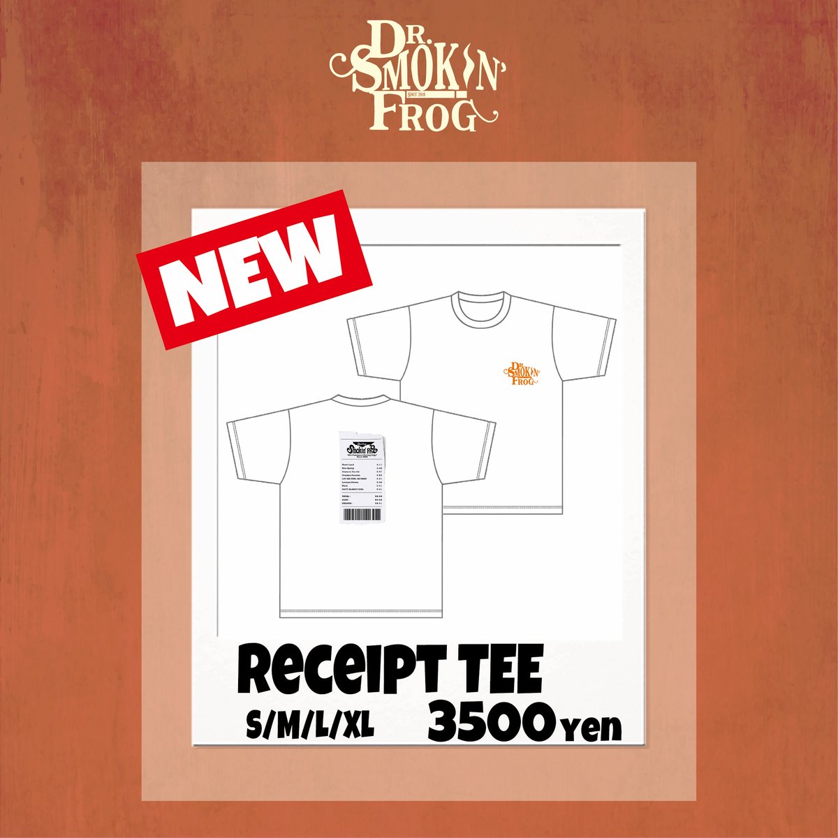 SmokinDr's tweet photo. 【ワンマングッズ通販開始】

Dr. Smokin Frogワンマングッズより

3rd Album  ''WHISKERS''
新Tシャツ　''RECEIPT TEE''

通販サイトに追加されております！
ワンマンで手に入れられなかったそこのあなた！

下のリンクぜひ見てってね
https://t.co/48bJ5emurT

#ドクスモ https://t.co/5vl4gO7wL8