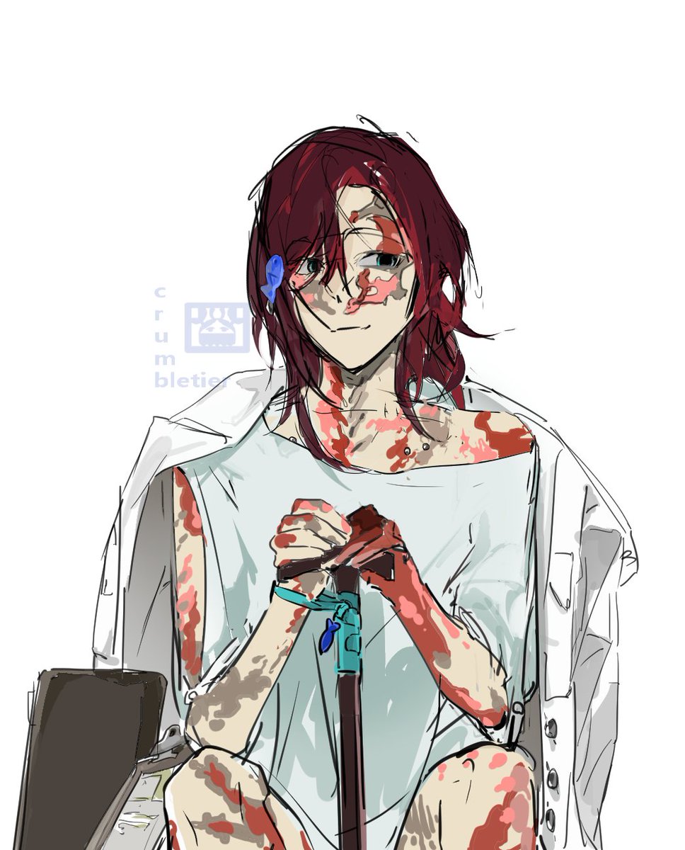 crumbletier's tweet image. Dr Lydia before coming out #oc