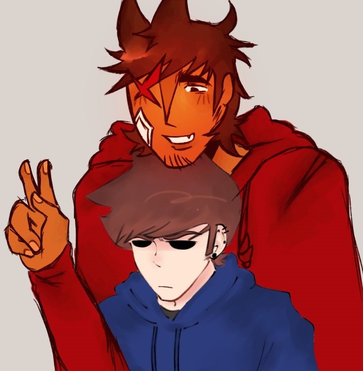 Zellvll's tweet image. Collab with @AnIdiot1205 !! &lt;3
2/2
#eddsworld #eddsworldfanart