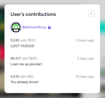 plunda_co's tweet photo. @BlokchainB is taking home the cake right now on @geyserfund - absolutely cleaning up house with https://t.co/H8NIWiFQAc loot boxes &amp; has now joined the elite rank of leopard-cowboy hat owners - along with the illustrious @bradmillscan and @PlebLab. https://t.co/JZiLiiC6oZ