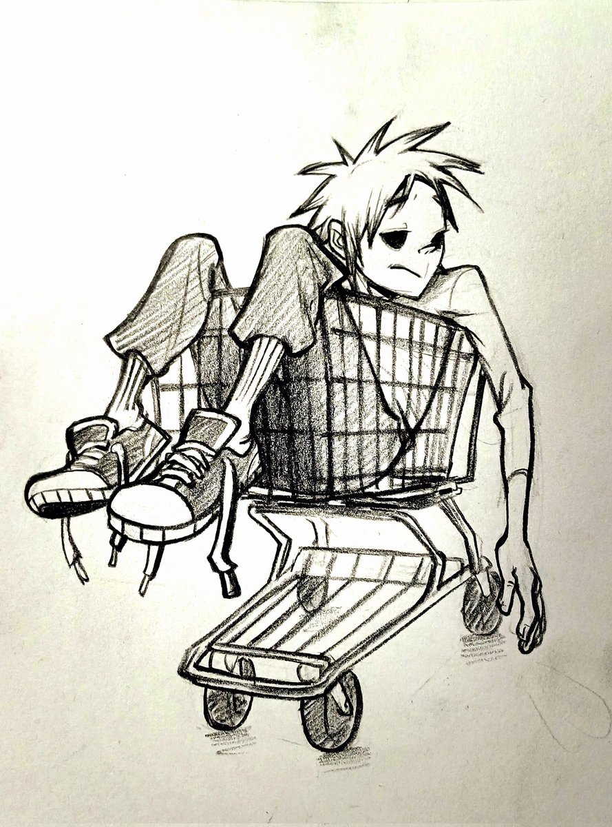 goleum7's tweet image. #gorillaz #2d