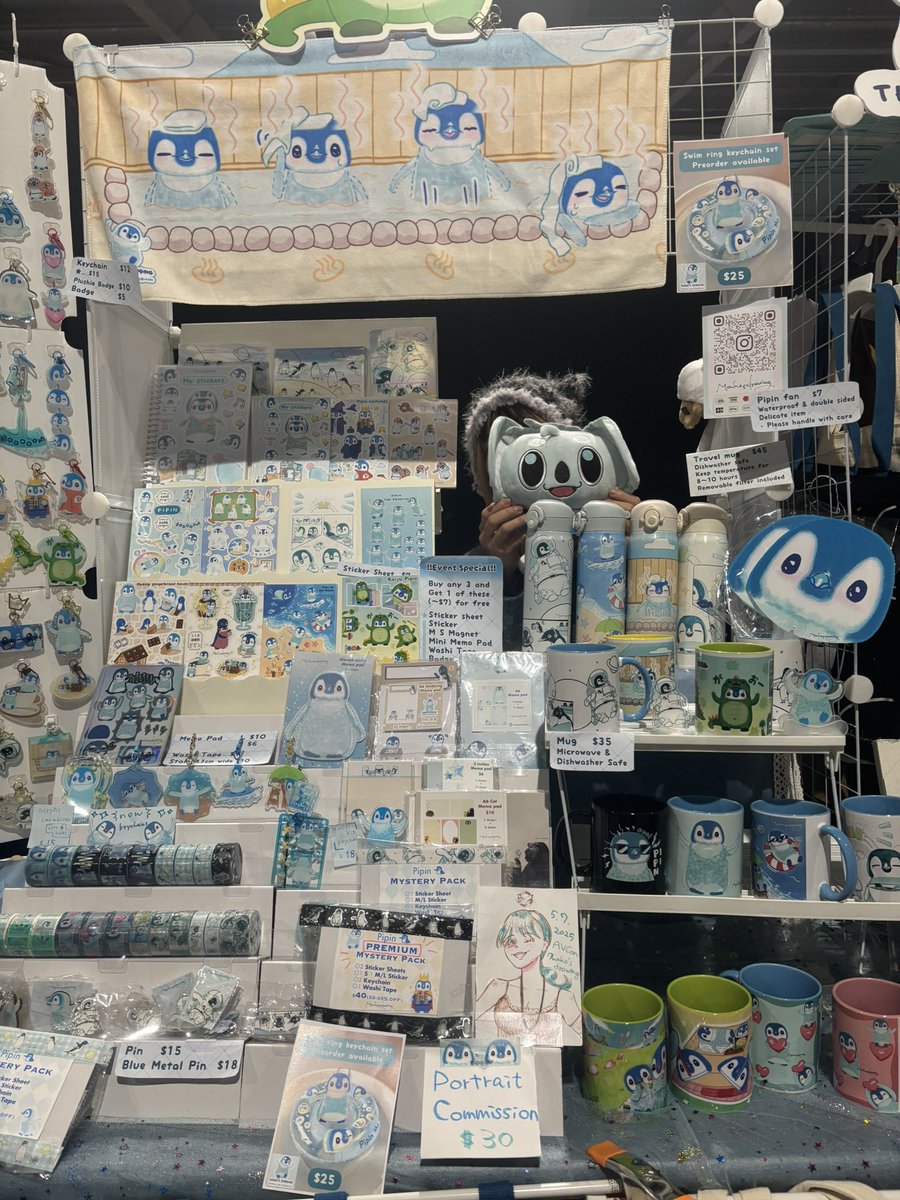AVCon (@teamavcon_) on Twitter photo Sprite popping over to artist alley, had a visit at <a href="/mahosdrawing/">Maho & Pipin ピピン🐧デザフェス61a両日B-123</a> to visit all the little penguin merch!!! Sprite popping over to artist alley, had a visit at <a href="/mahosdrawing/">Maho & Pipin ピピン🐧デザフェス61a両日B-123</a> to visit all the little penguin merch!!!