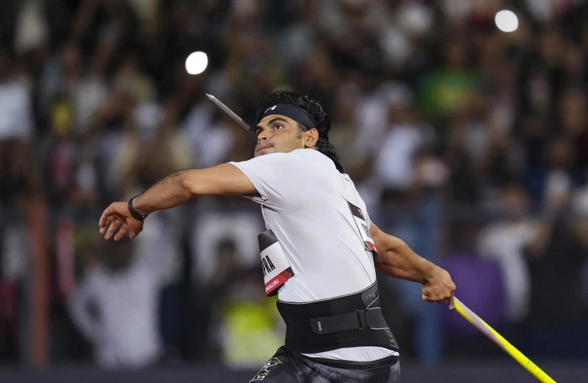 A Throw That Echoes Across the Nation!

#NeerajChopra does it again — this time at the NC Classic 2025, where his phenomenal 86.18-meter throw sealed him the gold. But beyond the stats lies a story of relentless effort, courage under pressure, and a will that never backs down.