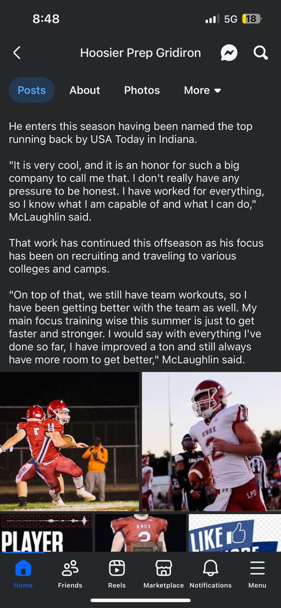 Myles Mclaughlin (@mylesmclaughl20) on Twitter photo Huge thanks to Hoosier Prep Gridiron for the preseason write-up and the love! Honored to be featured and grateful for all you do to spotlight high school football in Indiana. Big season ahead! 💪🏈 #GrindSeason
<a href="/INDSportsReport/">Indiana Sports Report</a> <a href="/CoachDalton25/">Coach Dalton</a> <a href="/CoachCHendricks/">Carter Hendricks</a> <a href="/CoachBWilson/">Brad Wilson</a> Huge thanks to Hoosier Prep Gridiron for the preseason write-up and the love! Honored to be featured and grateful for all you do to spotlight high school football in Indiana. Big season ahead! 💪🏈 #GrindSeason
<a href="/INDSportsReport/">Indiana Sports Report</a> <a href="/CoachDalton25/">Coach Dalton</a> <a href="/CoachCHendricks/">Carter Hendricks</a> <a href="/CoachBWilson/">Brad Wilson</a>