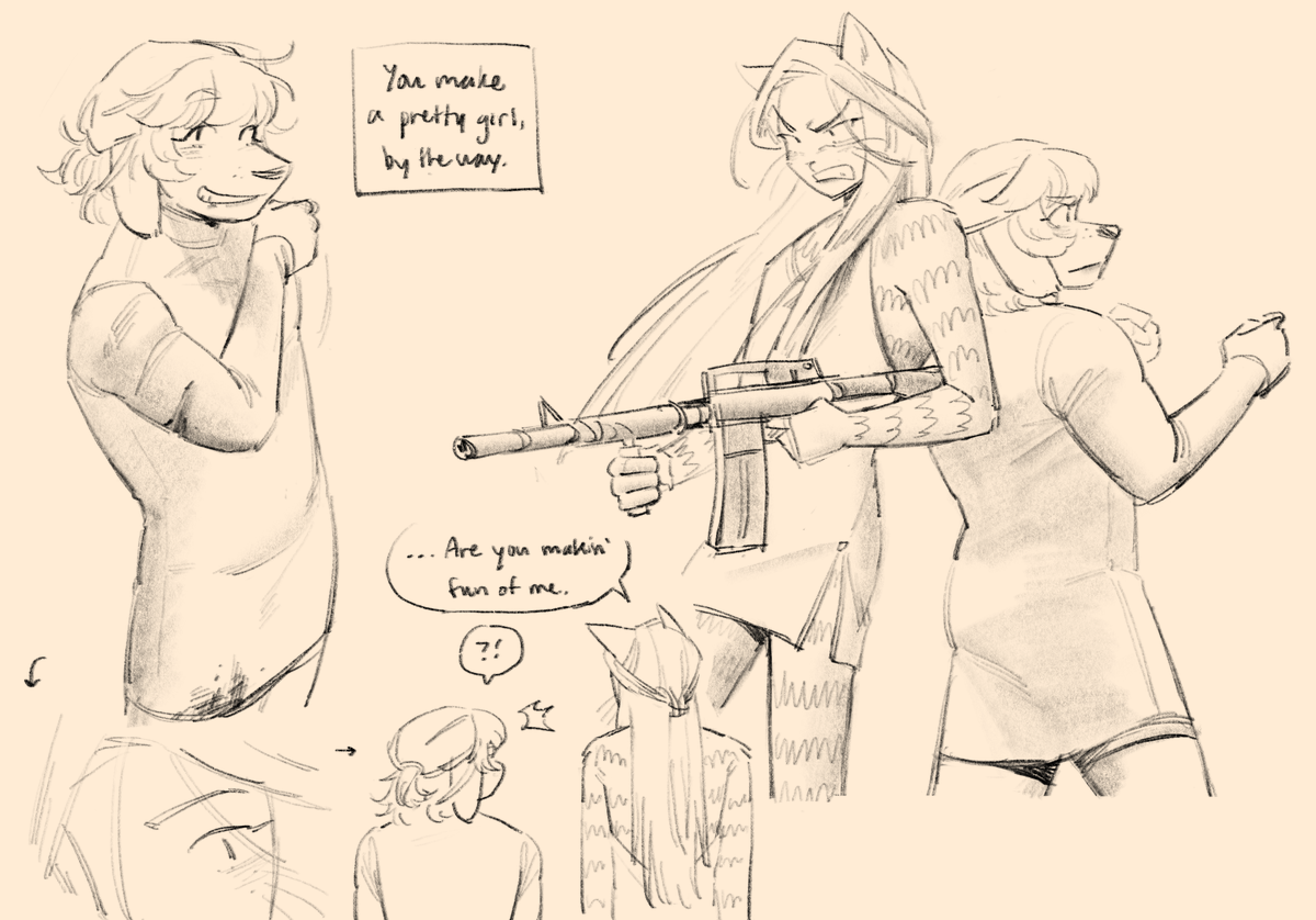 weird lookin girls