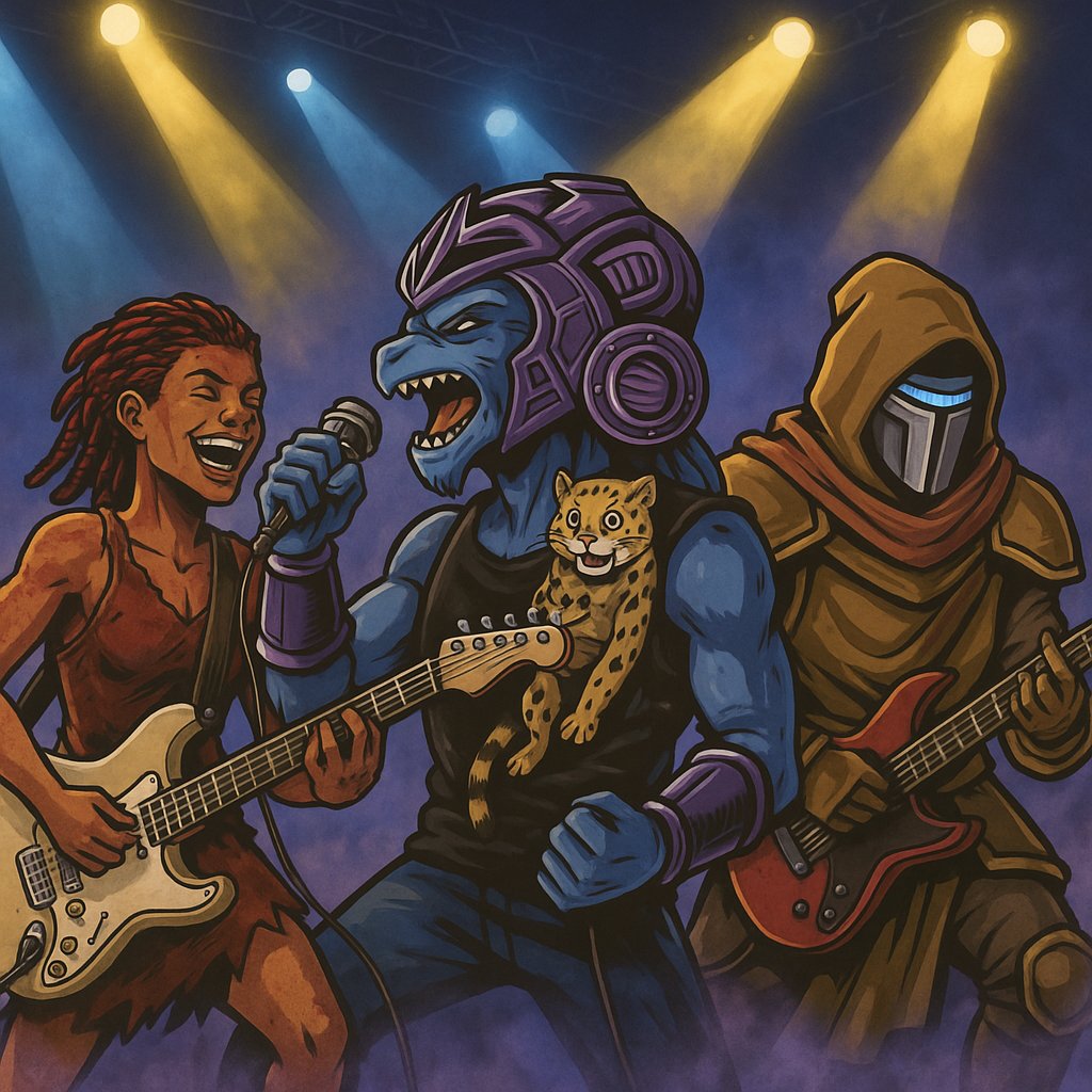 I found some good alpha.

<a href="/MetalWarriorOFL/">Metal Warrior ⚔️</a> is solid. 🤘