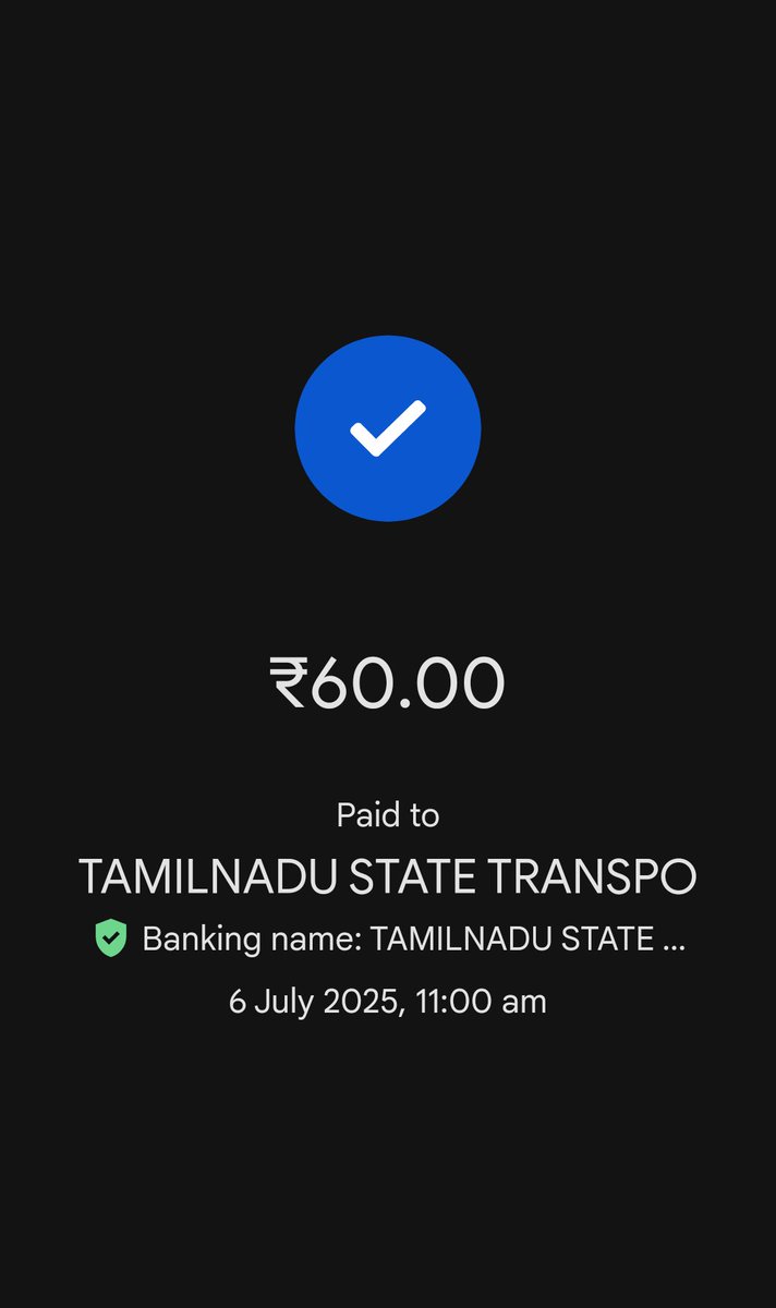 Even normal buses are now enabled with UPI. Very convenient for the passengers. Getting chnage is tough now a days even for the bus conductor. Kudos to TN Government for adapting digital transaction.

<a href="/arasubus/">ArasuBus</a>