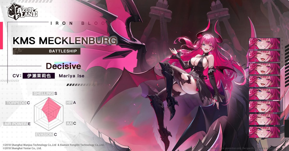 SeanWave9's tweet image. Pink hair, pointy ears, heterochromia eyes, horns, wearing a dress that shows a generous amount of thighs, and noticeable fangs. Hmm... definitely does not remind me of someone.