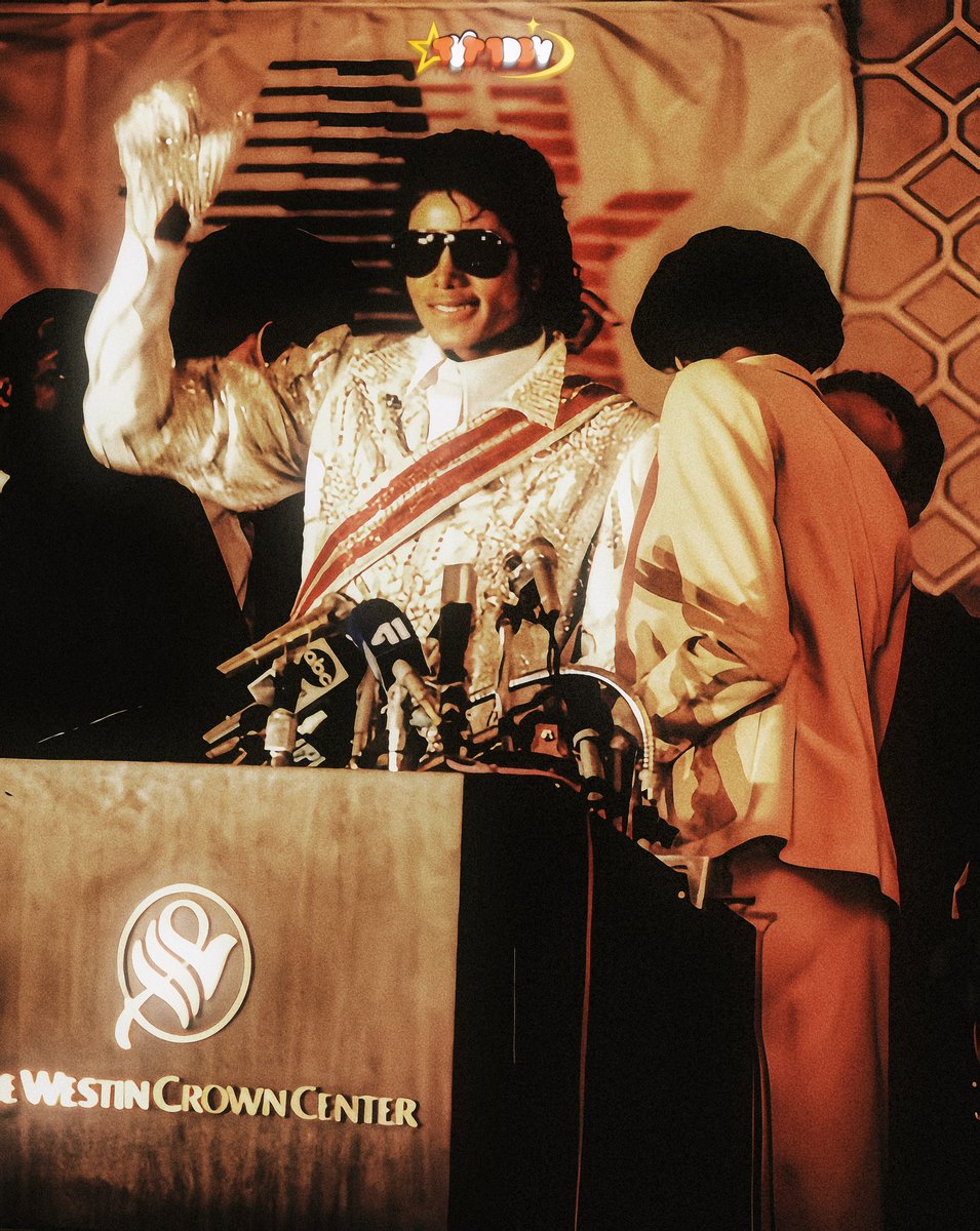 TVTJACKSONS's tweet photo. July 5, 1984 — The day before the Victory Tour kicked off, Michael Jackson changed everything. He spoke up for the fans, donated all his profits to charity, and accepted a special NAACP award for his cultural impact. 👑 #MichaelJackson #VictoryTour #MJHistory https://t.co/zK3OARgN7w