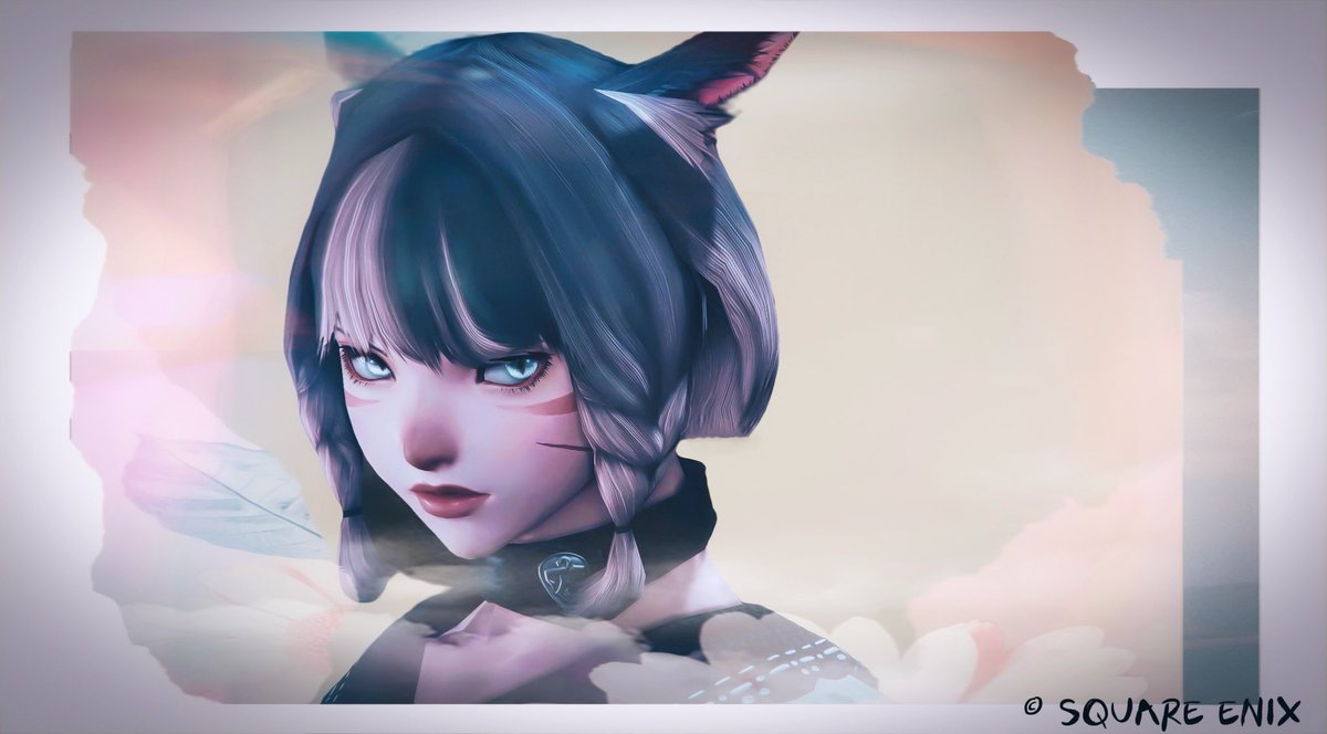 お友達のネコﾁｬﾝお借りしました♪
今回はテイストをガラッと替えて…✨️

オシャレでハイセンスな方の加筆は
とても緊張しますが、今回もたくさん
学びがありました…！！
とても楽しかったです(ง⸝⸝ᵒ̴̶̷ωᵒ̴̶̷⸝⸝)วﾜｷﾜｷ

もぴちゃん
いつもありがとうの気持ちだよ🫶

#FF14 #ミコッテ