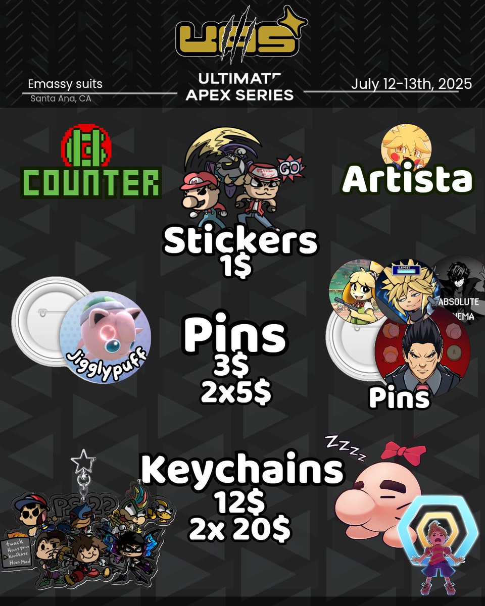 También yo y el <a href="/XaelTheArtist/">Xael-The-Artist</a> vamos a vender merch allá!!!