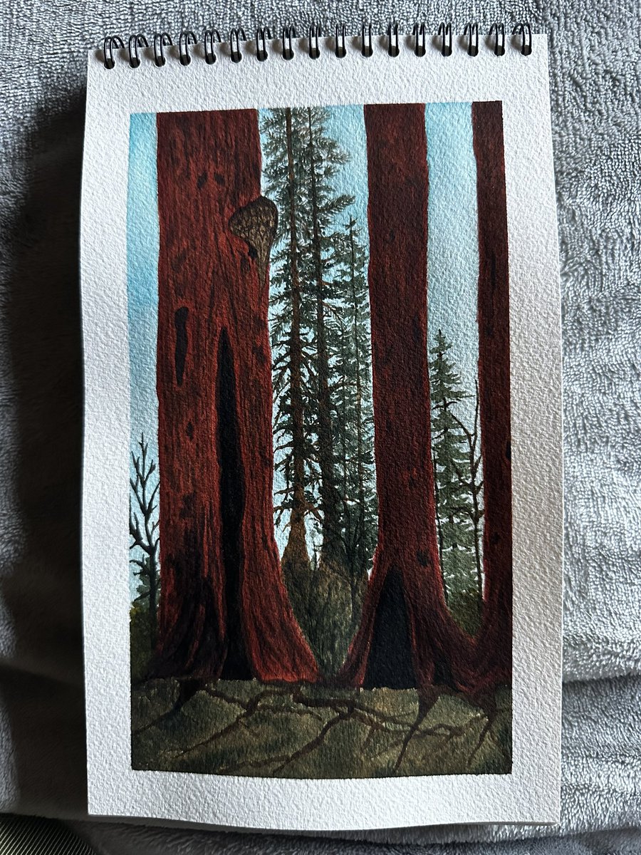 My my recent work. Tried to do sum different with small detailed work. Not surprised this didn’t get a whole lot of love compared to my other works but I’m just happy to be back in sequoia next month so I painted this.