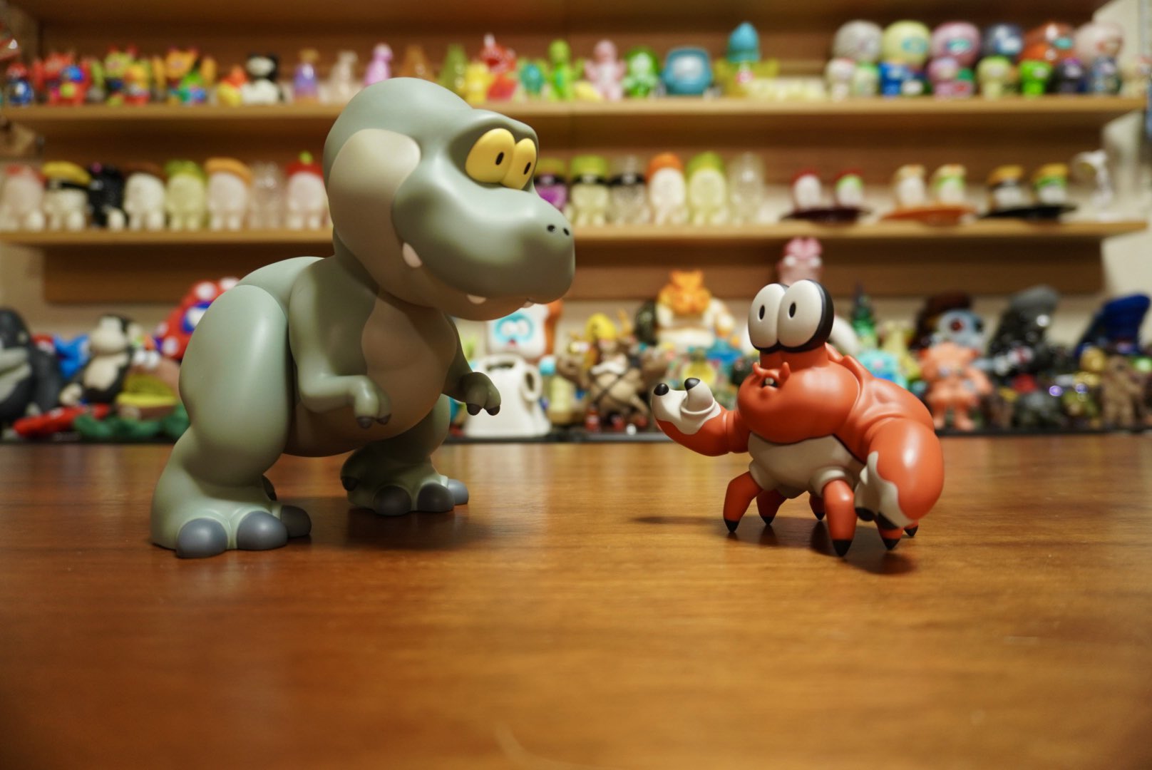 MONKEY CRAB Tiny Rex フィギュア デザフェス T-REX 🦍🔥🦀🦖 #monkeycrab #arttoy #モンキークラブ