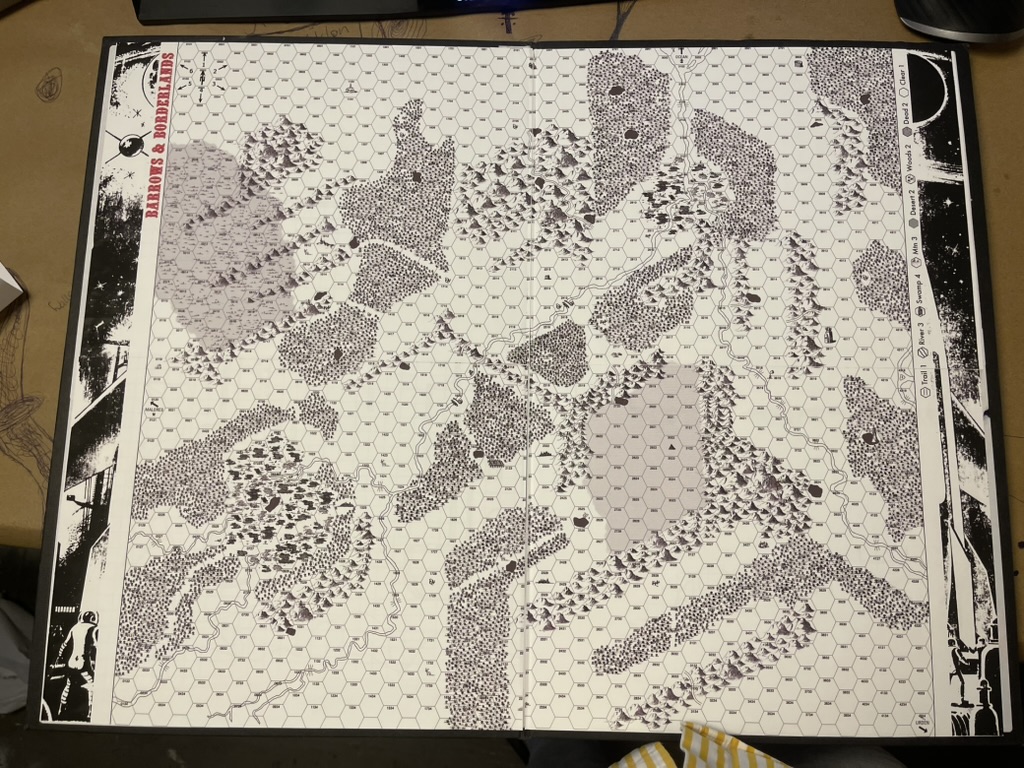 SpaceCowboyVFX's tweet photo. Very interesting... how did that get on my desk 🤔😂
Coming soon!
#barrowsandborderlands #osr #ttrpg #dnd #0e https://t.co/5Mk0gC4kE6