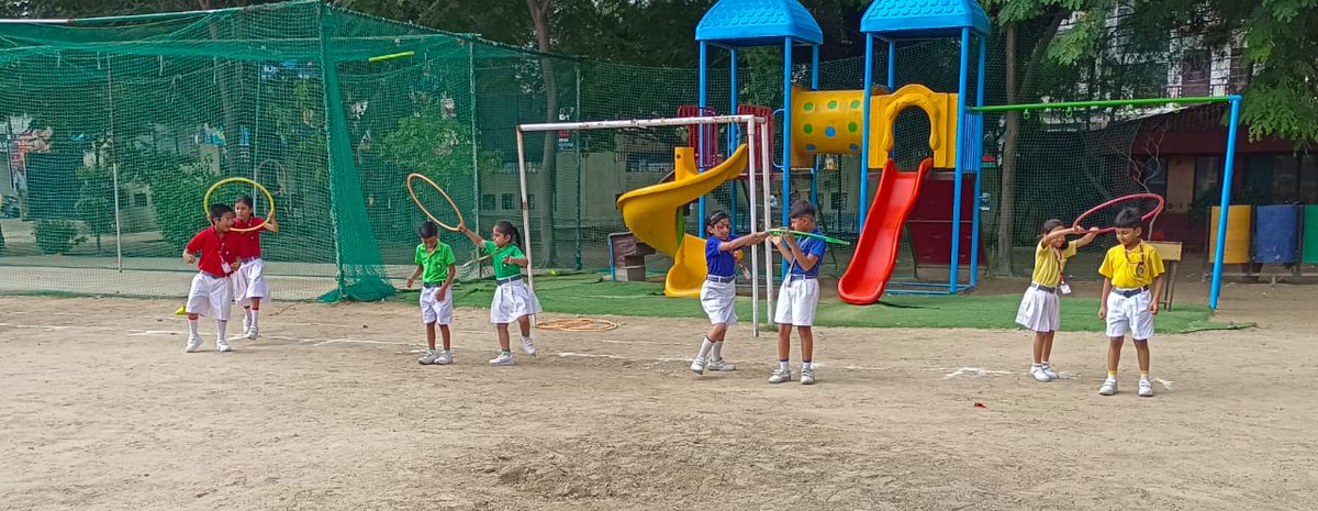 Indirapuram Public School, Pratap Vihar (@ipspv) on Twitter photo Inter-House Hula Hoops Activity🏅
Grade 3 students showcased agility, balance,& team spirit in a fun-filled competition. A perfect blend of physical activity & joyful learning,leaving everyone cheering and spinning with joy!🎉Spinning into fitness and fun – the IPS way! <a href="/IprmGrp/">Indirapuram Group of Institutions</a> Inter-House Hula Hoops Activity🏅
Grade 3 students showcased agility, balance,& team spirit in a fun-filled competition. A perfect blend of physical activity & joyful learning,leaving everyone cheering and spinning with joy!🎉Spinning into fitness and fun – the IPS way! <a href="/IprmGrp/">Indirapuram Group of Institutions</a>