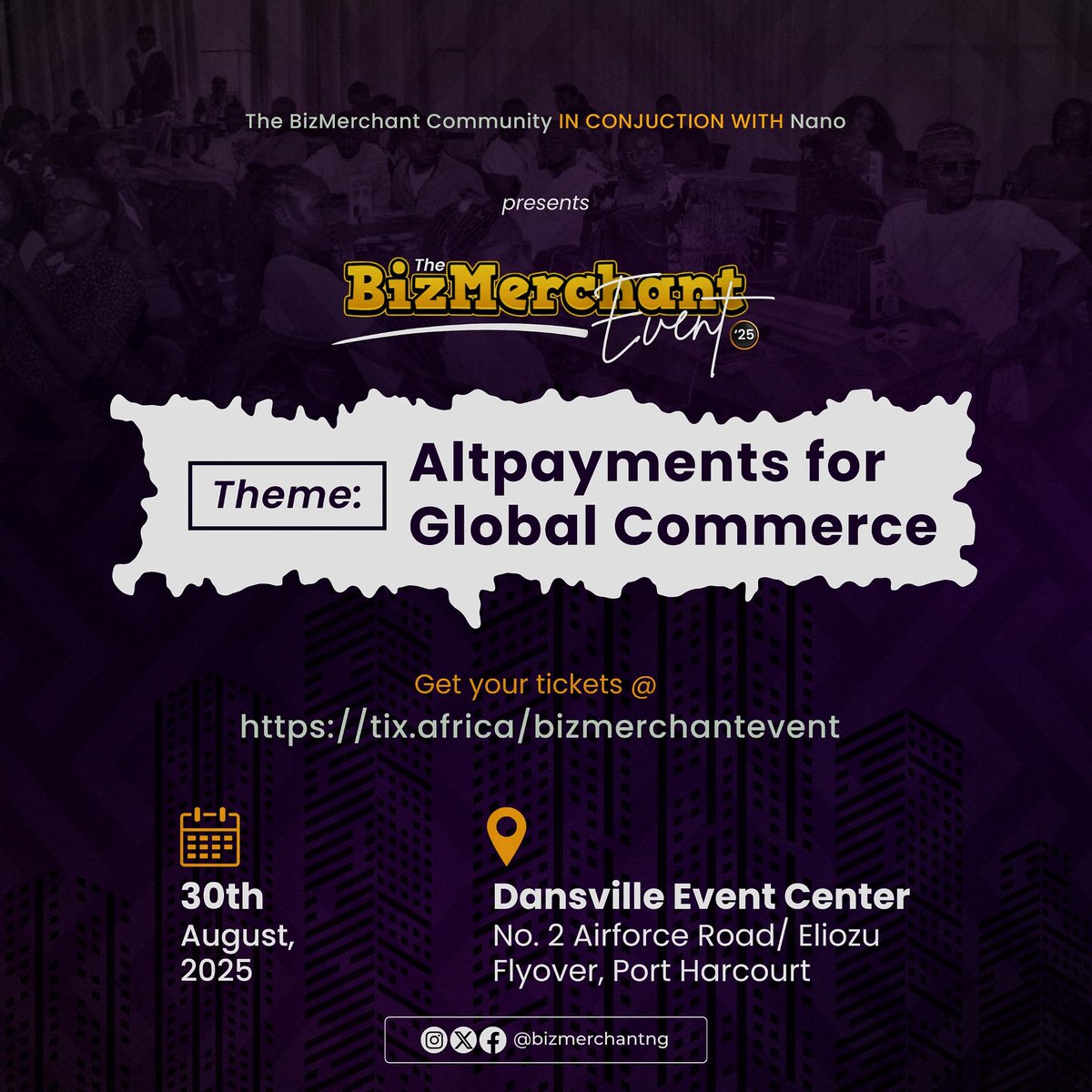 Bizmerchant Brief (@_bizmerchant) on Twitter photo The BizMerchant Event rolls out in a unique style. 📋📌
Join us for the very first blend of tech showcases, business clinics, and live onboarding sessions—ushering digital merchants into the future of commerce. First seats almost filled up . Get your tickets and be our guest! The BizMerchant Event rolls out in a unique style. 📋📌
Join us for the very first blend of tech showcases, business clinics, and live onboarding sessions—ushering digital merchants into the future of commerce. First seats almost filled up . Get your tickets and be our guest!
