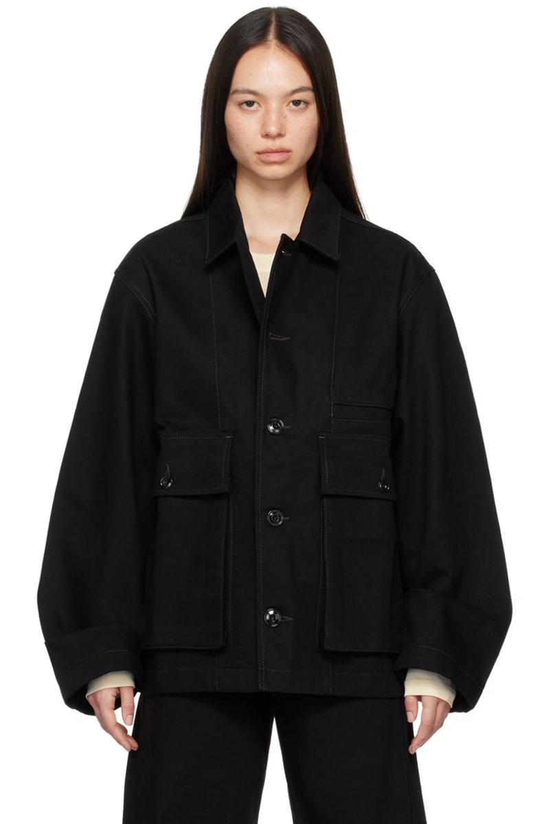 【関税込み】LEMAIRE ブラック ルーズフィット ジャケット ka on X: