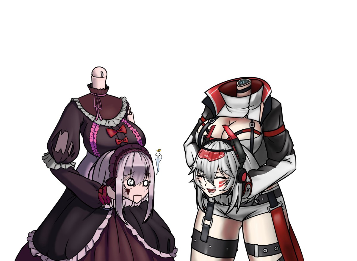 The result of almost 9 hours of a "quick draw" comm, of a scene that essentially happened on stream from what I was told. #zentreya #zentreart #PorcelainMaid #PorcelainMade