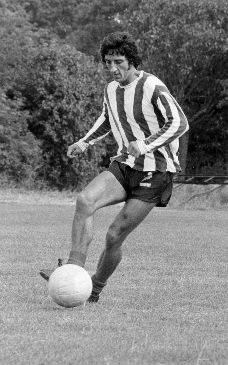6th July 1971 - New Grimsby Town manager Lawrie McMenemy takes charge of his first training session as the players begin pre-season. His message to them 'Work or get out. If you want to be a winner, stay put.' #GTFC