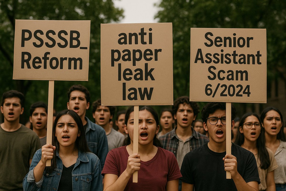 This is what would have happened to the youth by picking up the green pen,Sir,investigate the scam in the PSSSB Senior Assistant-cum-Inspector with impartiality.The lives of fresh students are being made a mockery of in the name of the paper by this board of PSSSB,#PSSSB_Reform