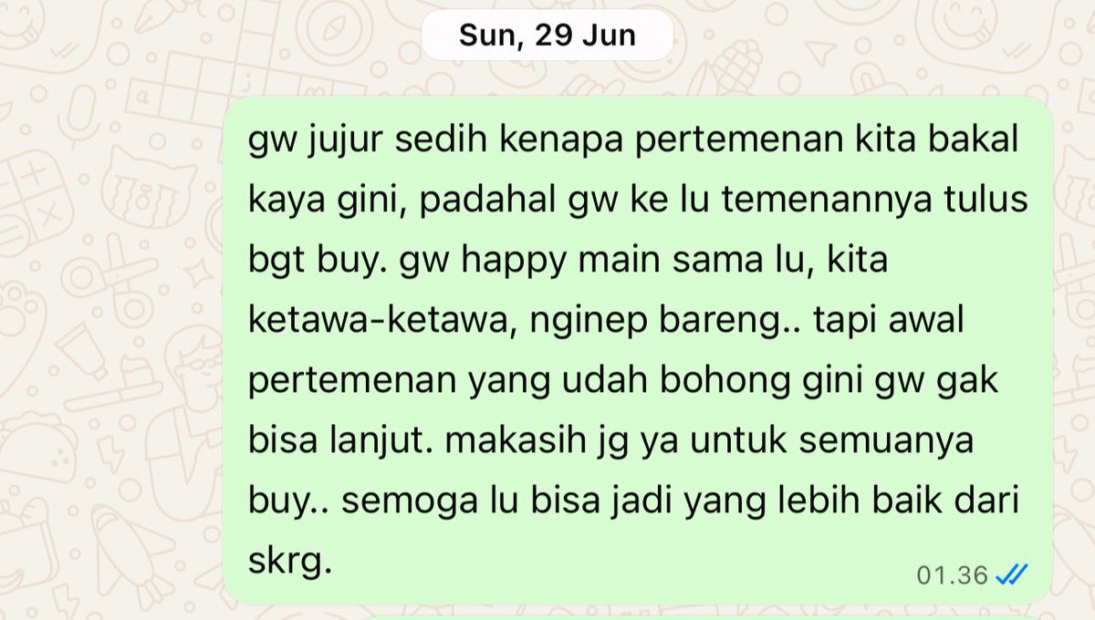 i treat everyone equally.. temenan sama siapa aja ayo aku mah? tapi kalau udah dibohongin siapa sih gak kecewa dan marah.

jadi jangan bawa-bawa nama aku ya.. aku gak tau semuanya, bahkan aku jg kena tipu kok.