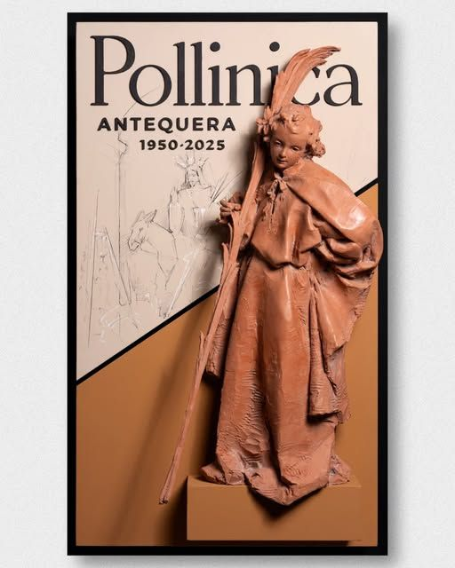 La Cofradía de la Pollinica de Antequera presenta su cartel por el 75 aniversario fundacional: homenaje a la infancia cofrade y al Domingo de Ramos