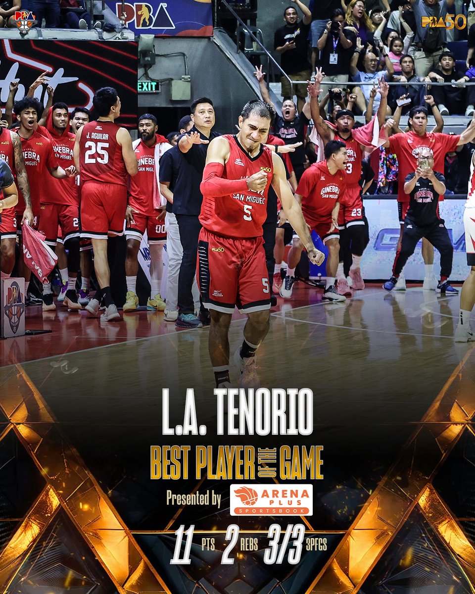 LA Tenorio is the ArenaPlus BPG.

#PBAAngatAngLaban