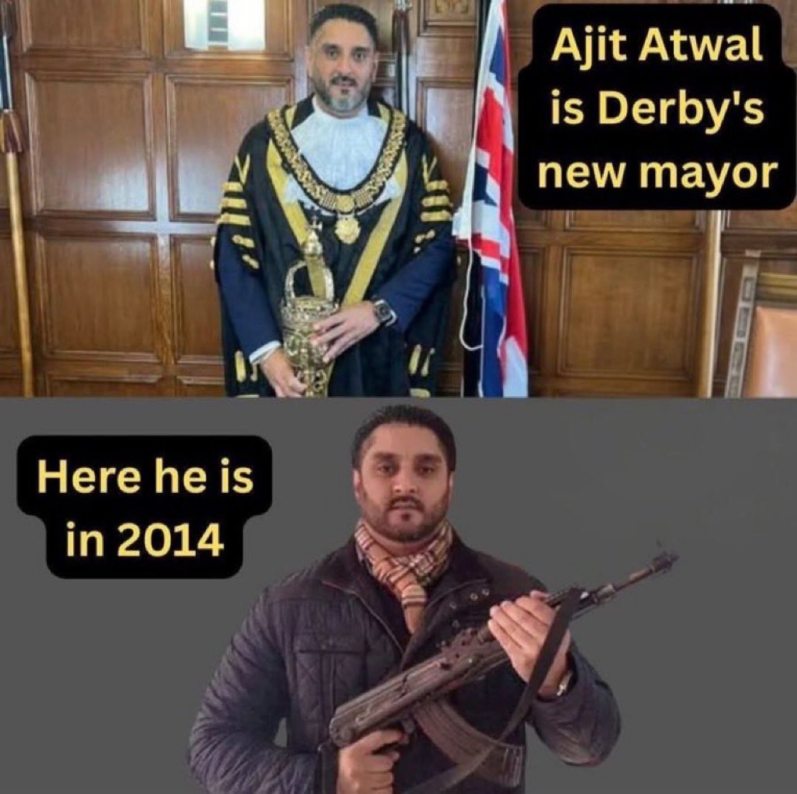 This is Derby’s Mayor! 👇👇👇