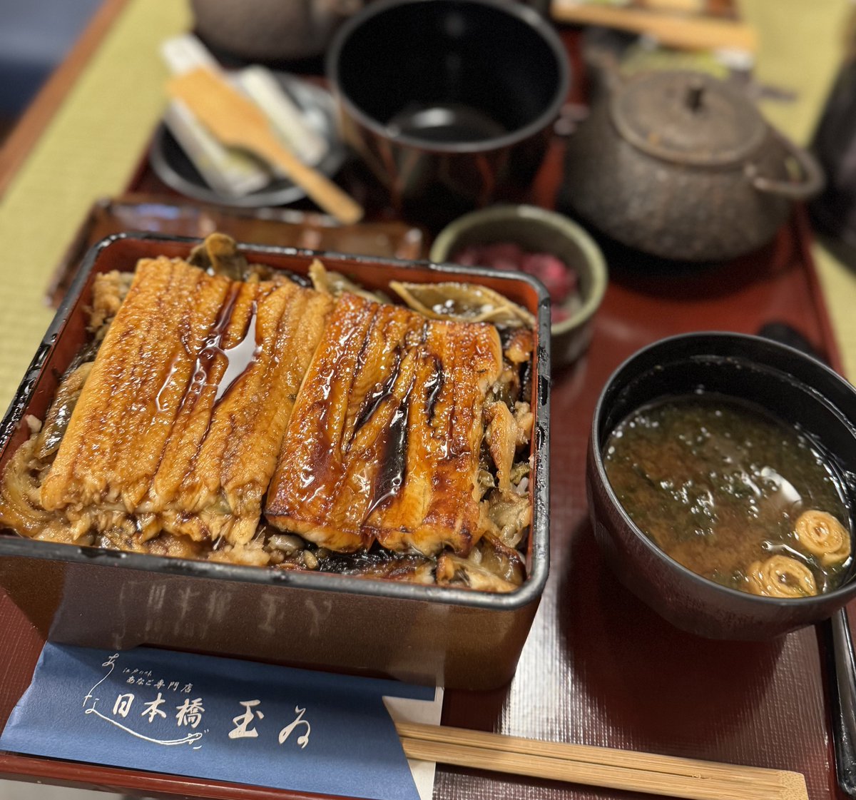 あなごの箱めしで体力回復やで〜🎶