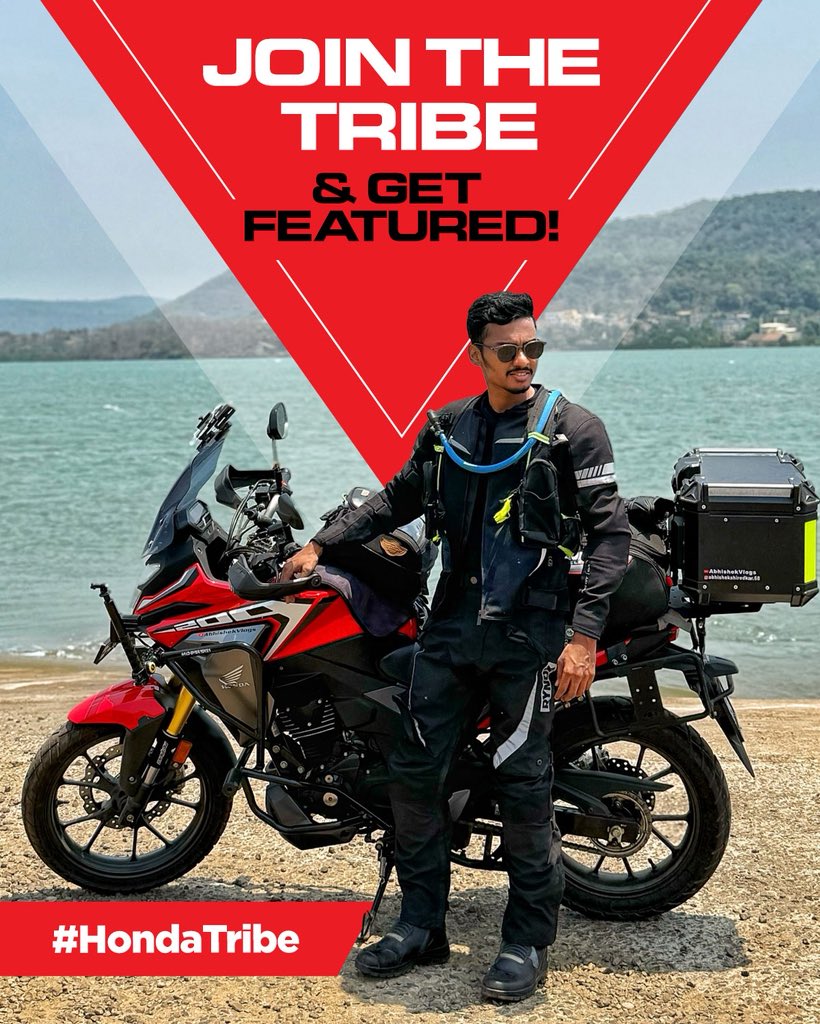The open road is a playground for the soul, embrace the journey and discover true freedom. Take the scenic route, capture the moments and tag us with #HondaTribe for a chance to be featured on our page ! 

#Honda #Honda2Wheelers #ThePowerOfDreams