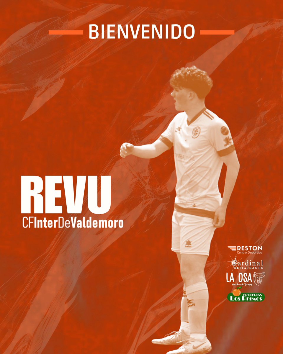 📢OFICIAL | FICHAJE MARCO REVUELTA “REVU”

Nos complace anunciar la incorporación de Marco Revuelta “Revu” al CF Inter de Valdemoro.

¡Bienvenido al equipo, Revu!

#VamosInter #InterDeValdemoro