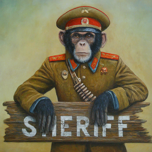 Sheriff Monkey 00063
