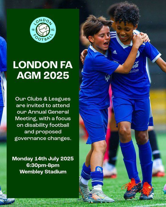 𝙐𝙋𝘾𝙊𝙈𝙄𝙉𝙂 𝘼𝙂𝙈

If you're wanting to join us for this year's AGM, make sure you let us know by Tuesday.

Our key areas of focus will be:

⚽ Disability Football
⚽ Governance Changes

Find out more ➡️ buff.ly/zWenFd8
