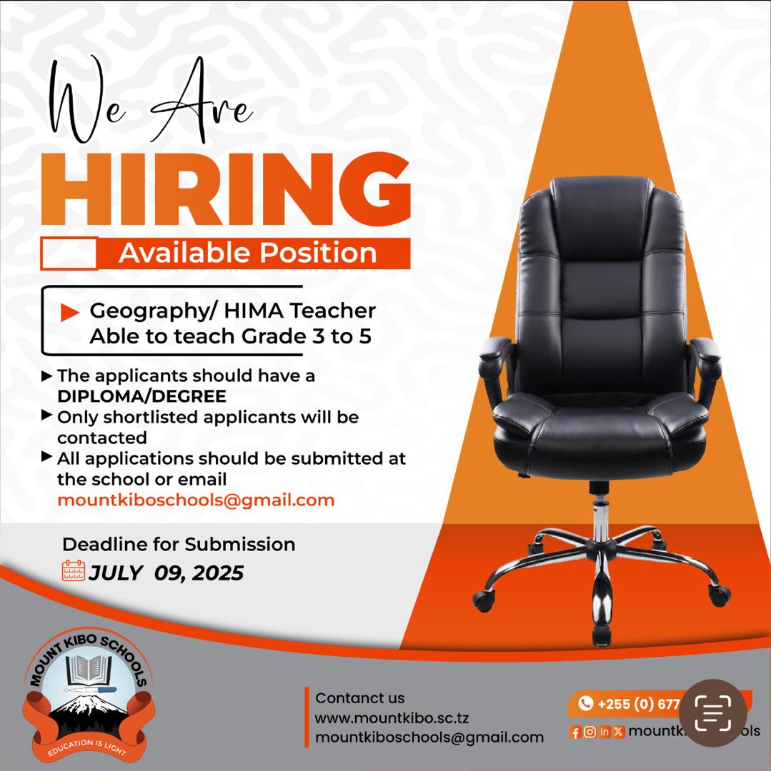 Mount Kibo is hiring.