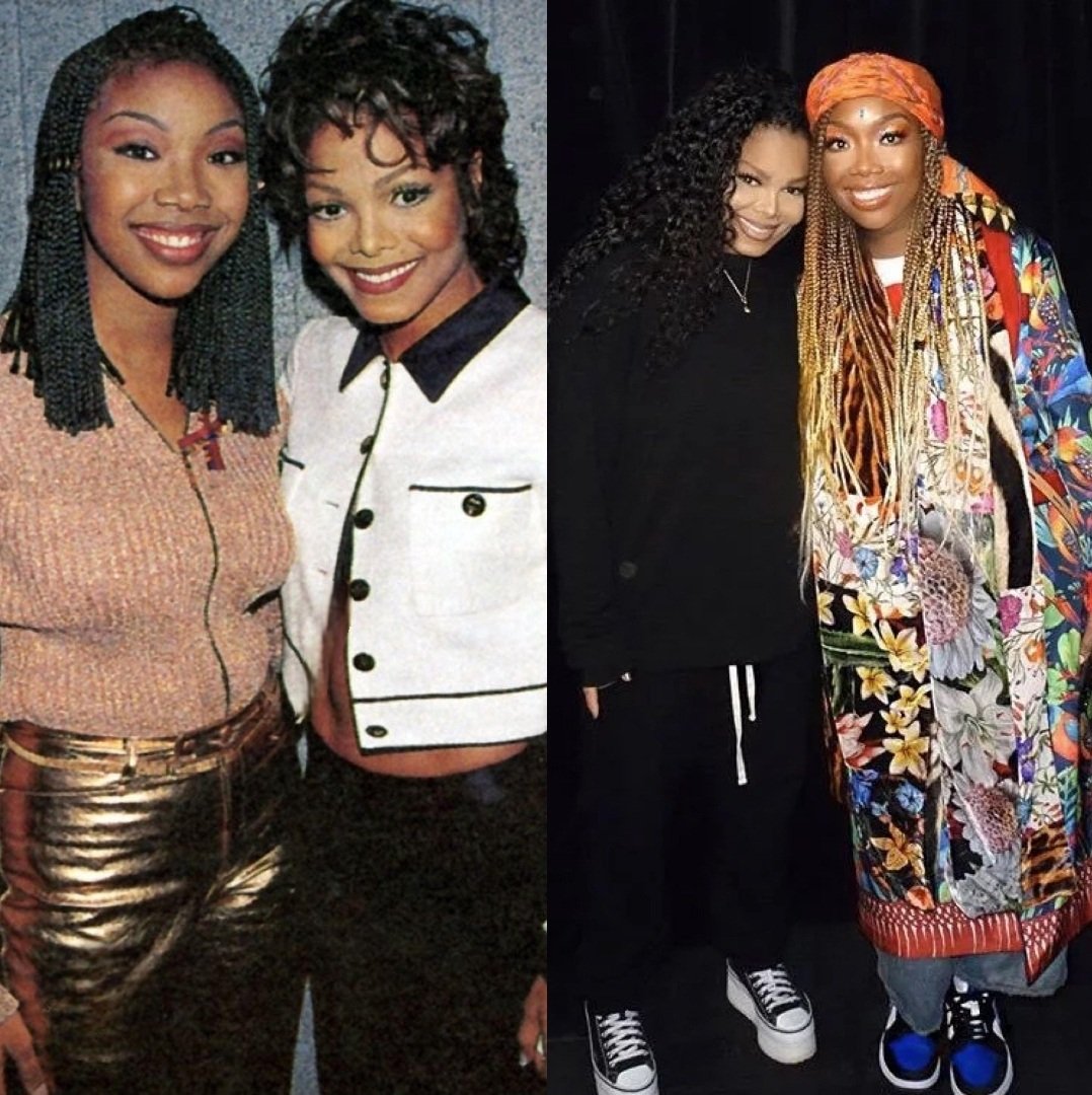 Gotta add my gurl Janet Jackson. Brandy always has respect for her ♥️♥️