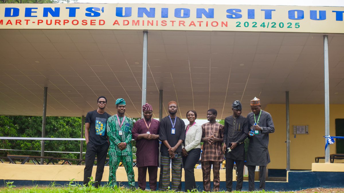 UNILORIN 37th SU Executives Unveil Two Powered-Solar Sit-Outs As Capital Projects

The 37th Central Executive Council of the University of Ilorin Students’ Union, under the leadership of Comrade Agezeh Victor Oghenetega (VICTEG), on Friday, July 4, 2025, officially commissioned