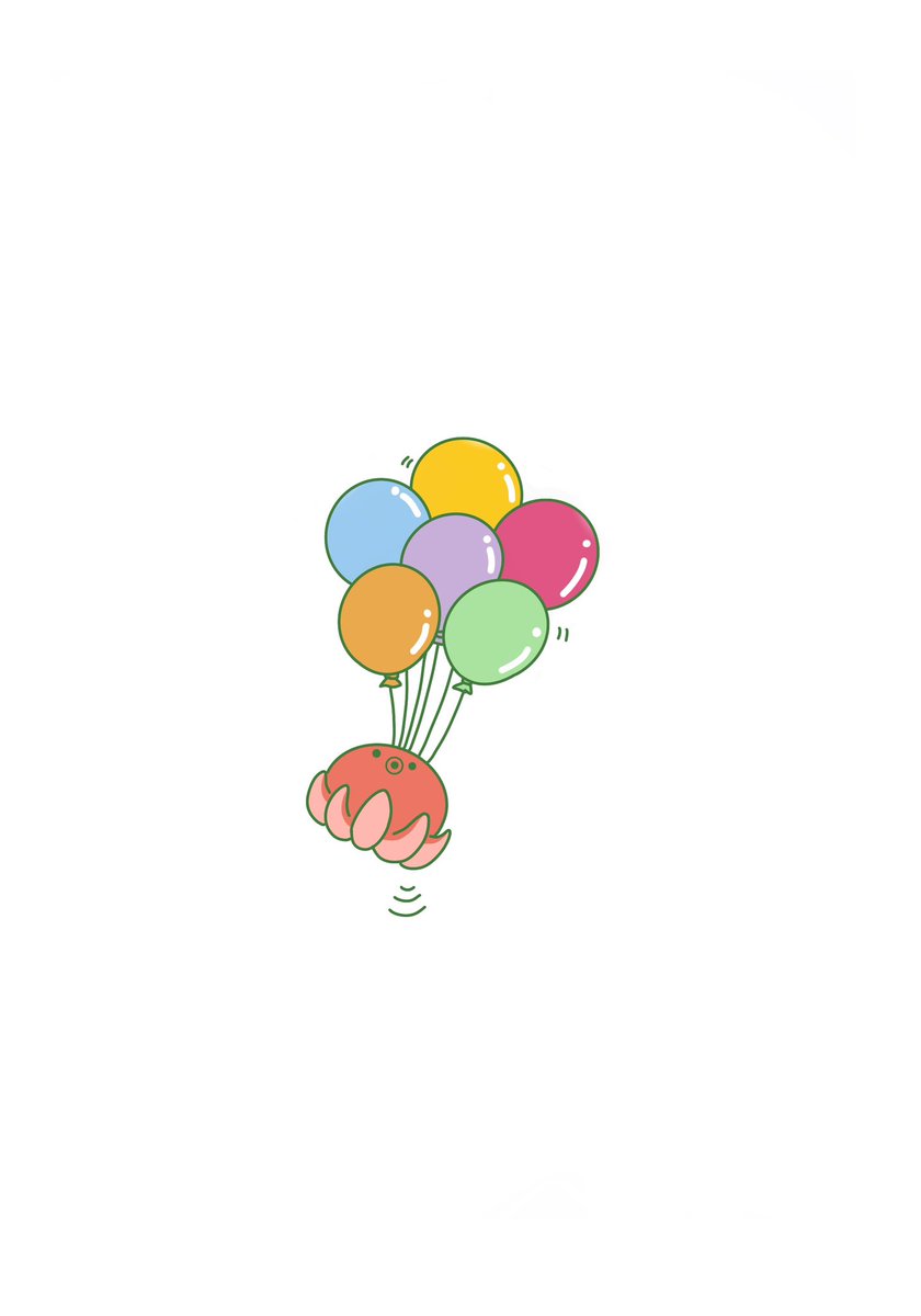 machiwo_wo's tweet image. 「え、ちょ、どこまで行くの？？？」
風船に聞いても返事はない。

#イラスト好きさんと繋がりたい
#絵描きさんと繋がりたい #ゆるい絵
#ゆるいイラスト