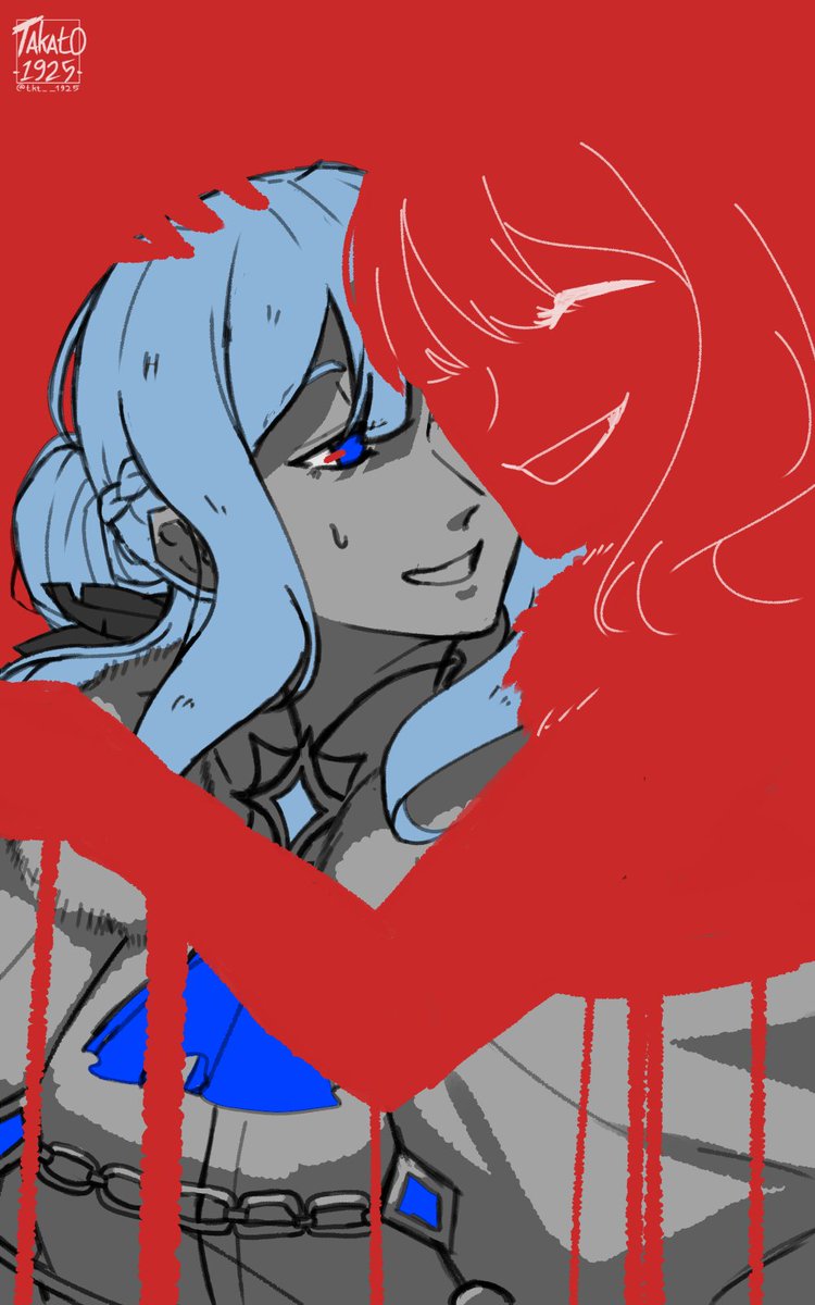 [Warning: Eyestrain]

My second Artfight attack. Shui Aster belongs to CormorantBoxin !!

I see her charsheet and like AGHHH THE IDEA IMMEDIATELY HIT MY HEADDDDDD. And I love how it turns out as I imagine!!

#artfight2025