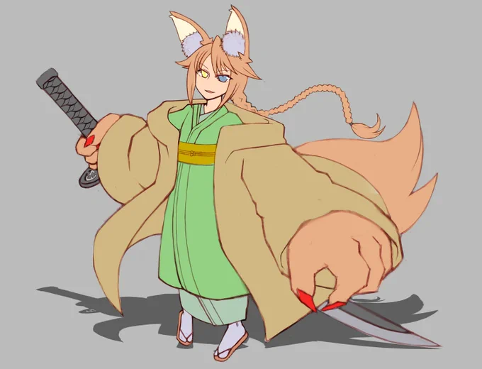 #創作 #オリジナル キャラデザ練習