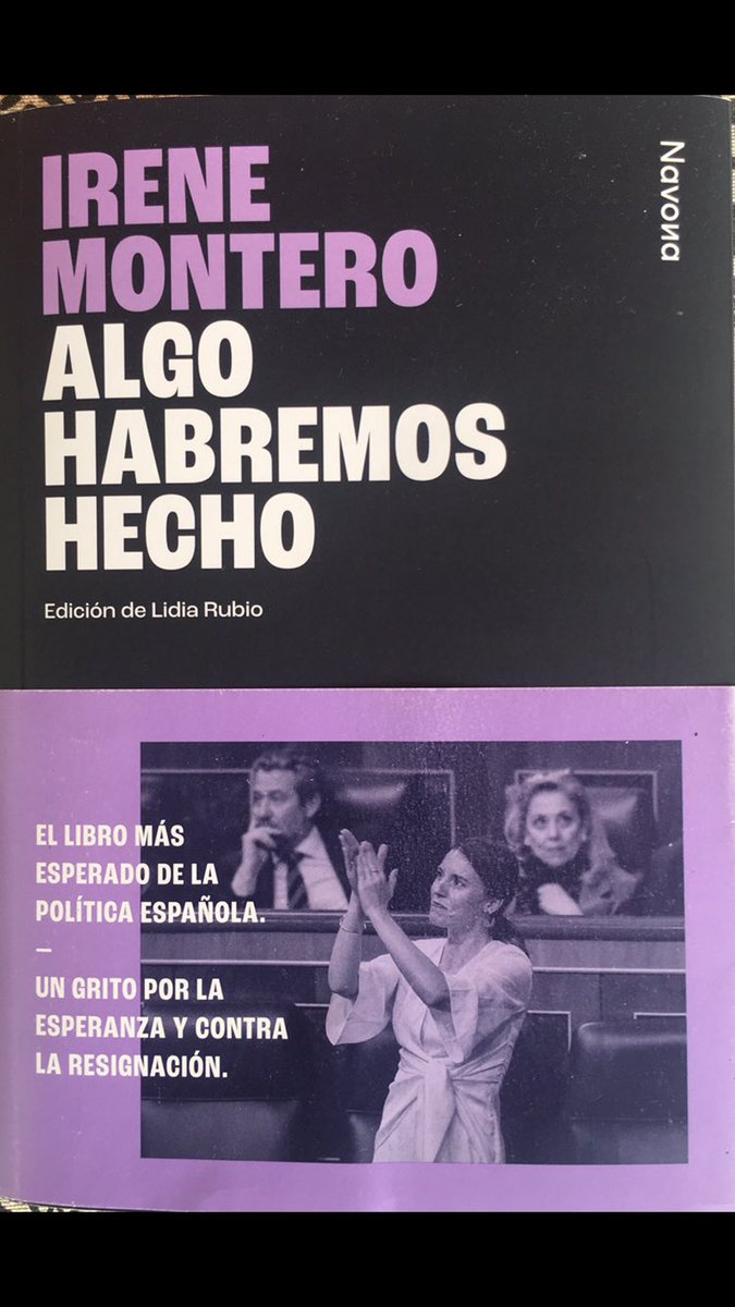ÉSTE LIBRO LO DEBERÍAN LEERLO TODOS, Y ESPECIALMENTE AQUELLOS QUE DICEN SER DE IZQUIERDAS.

Gracias Irene Montero por tan maravilloso libro.👏👏👏💜🍀