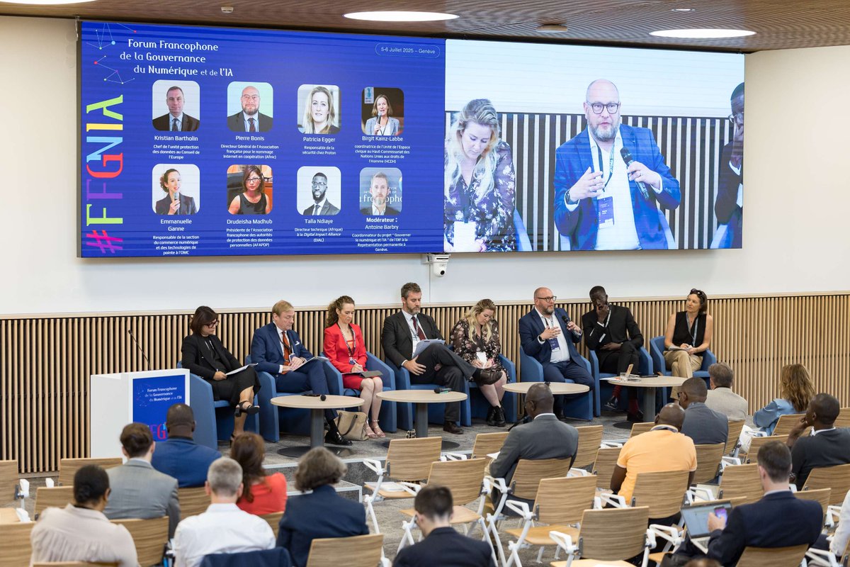 Deuxième et dernier jour du #FFGNIA, les échanges se poursuivent avec des interventions engagées, illustrant la richesse des expertises francophones pour construire des politiques numériques inclusives et équitables.

#Francophonie #numérique #IA