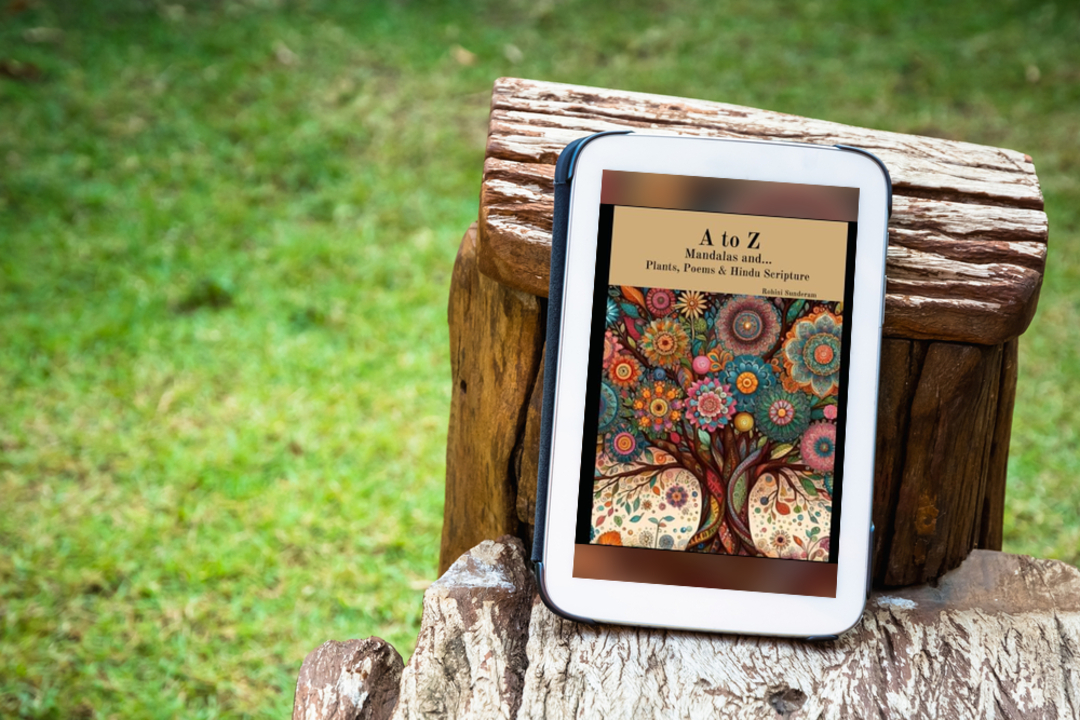 quotesrainsite's tweet photo. Journal your thoughts, color mandalas, and immerse yourself in a meditative experience. Read “A to Z: Mandalas... and Plants, Poems & Hindu Scripture” now. #HinduScripture #Poetry @Corpoetry Buy Now --> https://t.co/Yg89JN6jUD https://t.co/vJfMk4hWMV