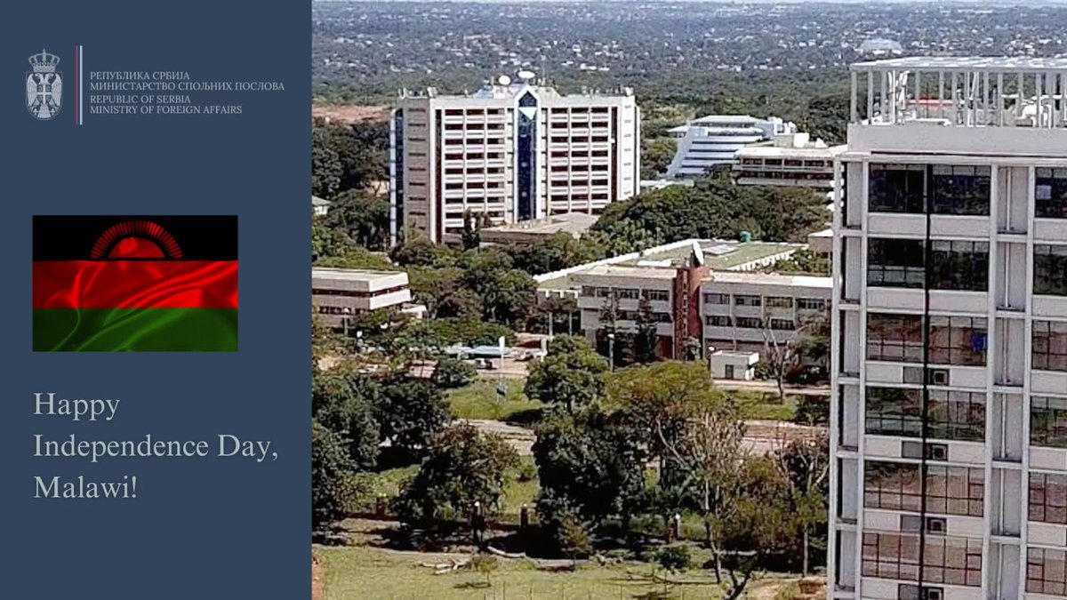MFA Serbia (@mfaserbia) on Twitter photo #Serbia conveys its congratulations to the people and government of the Republic of #Malawi, and our colleagues at <a href="/ForeignMalawi/">Min.Foreign Affairs</a> on their #IndependenceDay. #Serbia conveys its congratulations to the people and government of the Republic of #Malawi, and our colleagues at <a href="/ForeignMalawi/">Min.Foreign Affairs</a> on their #IndependenceDay.