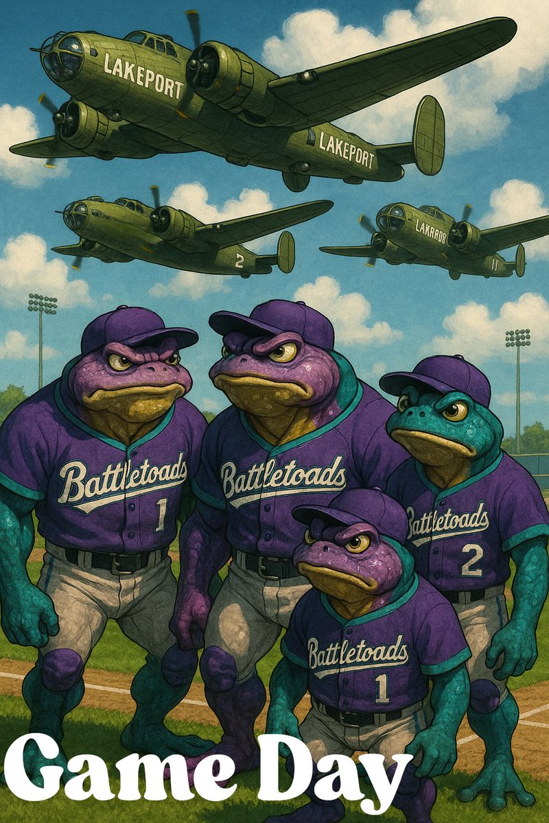 OCBattleToads's tweet image. GAME DAY - Be there or be square! 

Don't forget to stay hydrated! 🚰

@LakeportBombers #wiffleball #orwbl #FearTheToads 🐸🐸🐸🐸